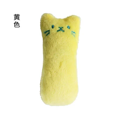 Catnip Plush Cat Chew Toy | Interactive Teeth Grinding Vocal Toy for Cats