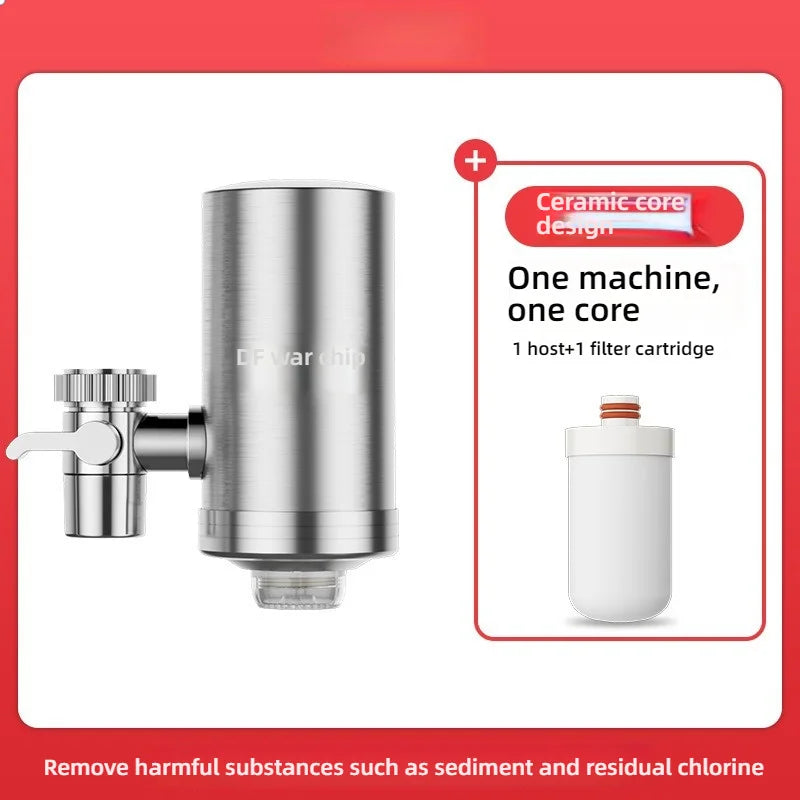 Stainless Steel Kitchen Faucet Water Purifier | Tap Filter for Household Drinking