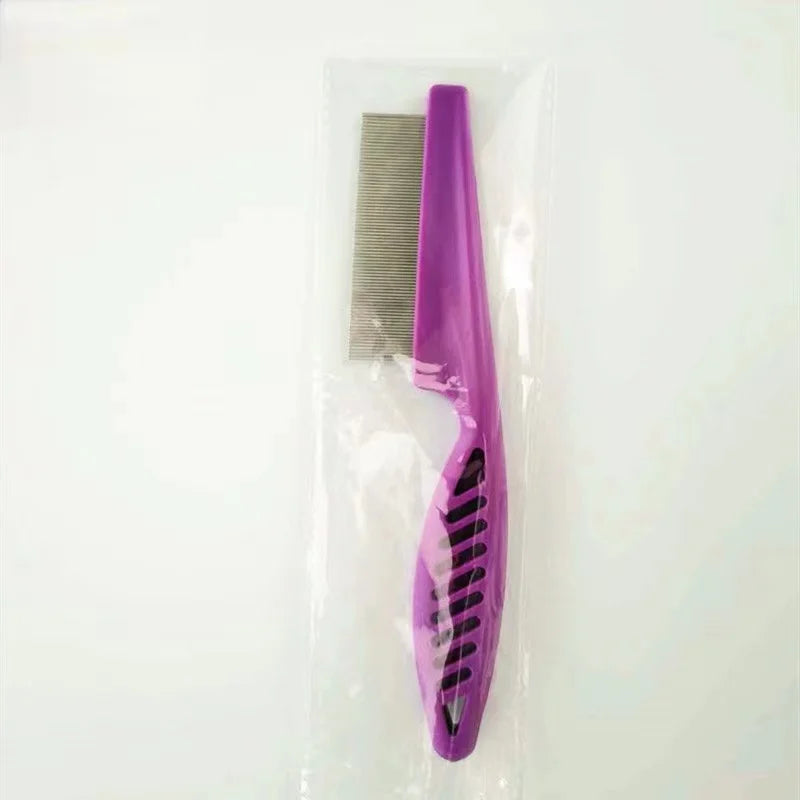 Stainless Steel Pet Flea & Shedding Comb | Grooming Brush for Dogs