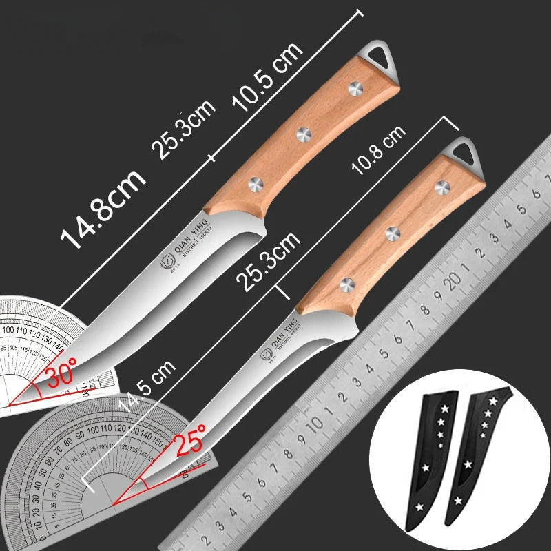 High Hardness Stainless Steel Boning Knife | Sharp Chef Butcher Kitchen Knife