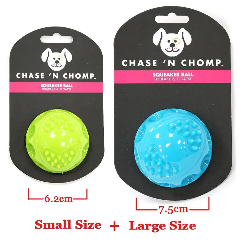 Squeaky Bouncing Dog Ball Toy | Durable Floatable Bite Resistant Pet Toy