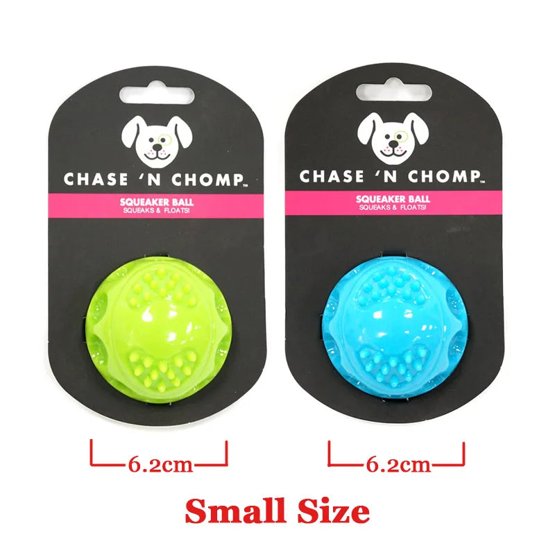 Squeaky Bouncing Dog Ball Toy | Durable Floatable Bite Resistant Pet Toy