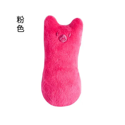 Catnip Plush Cat Chew Toy | Interactive Teeth Grinding Vocal Toy for Cats