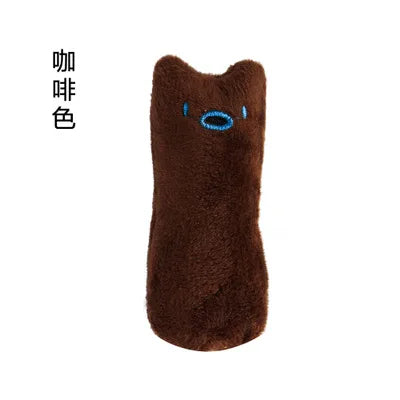 Catnip Plush Cat Chew Toy | Interactive Teeth Grinding Vocal Toy for Cats