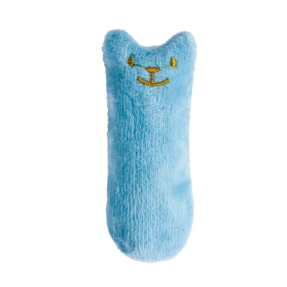 Catnip Plush Cat Chew Toy | Interactive Teeth Grinding Vocal Toy for Cats