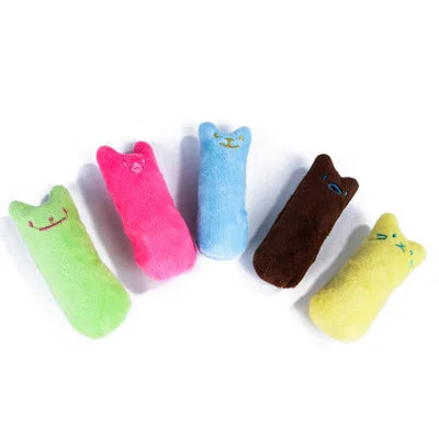 Catnip Plush Cat Chew Toy | Interactive Teeth Grinding Vocal Toy for Cats