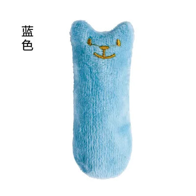 Catnip Plush Cat Chew Toy | Interactive Teeth Grinding Vocal Toy for Cats