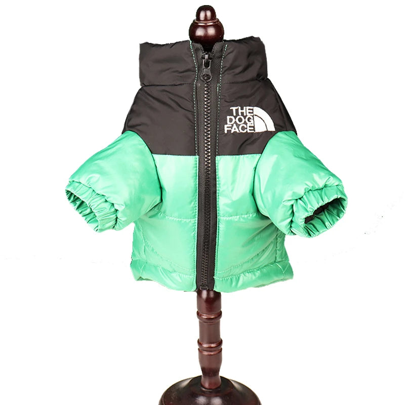 Winter Windproof Dog Jacket | Reflective Coat for Small & Medium Dogs