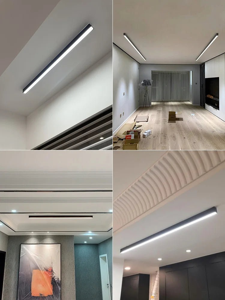 Nordic Modern LED Ceiling Strip Light | Kitchen & Bedroom – Salexe