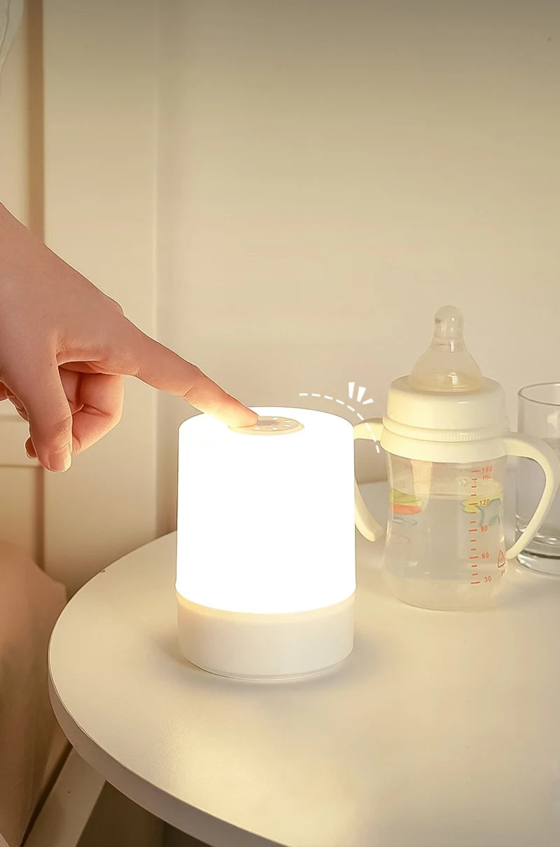 Dimmable Touch LED Bedside Table Lamp | Rechargeable Reading Night Light