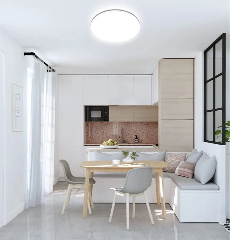 Ultra-Thin Round LED Ceiling Lamp | Modern Home Bedroom Light Fixture