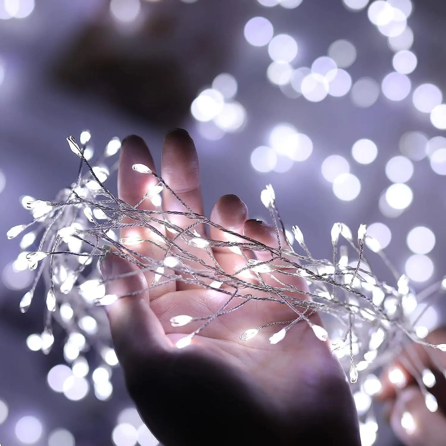 USB LED Firecracker String Fairy Lights | Remote Control Garland for Party & Garden