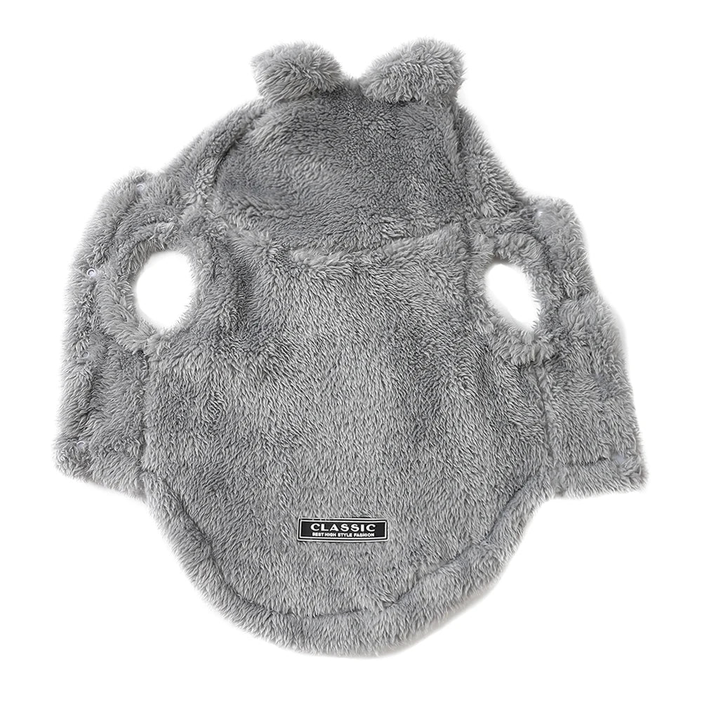 Soft Fleece Dog Hoodie Jacket | Warm Autumn Winter Coat for Small & Medium Dogs
