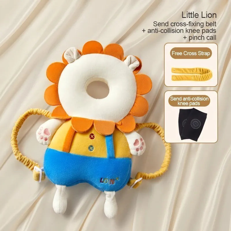 Baby Head Protection Headrest Cushion | Newborn Safety Pillow for Kids Bedding