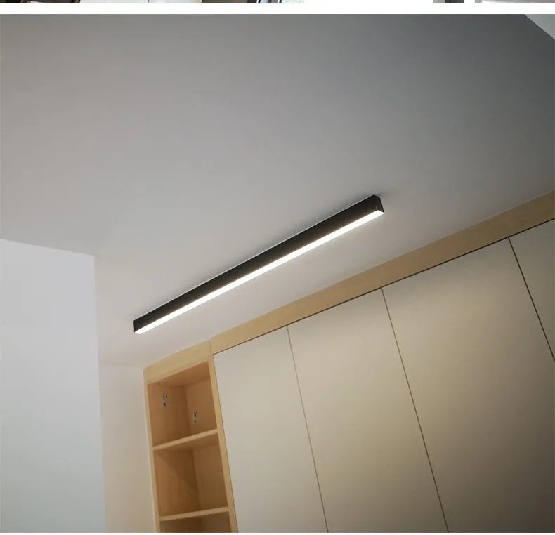 Nordic Modern LED Ceiling Strip Light | Kitchen & Bedroom – Salexe
