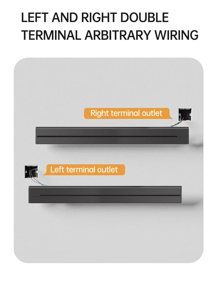 Universal Wall Power Track Socket | Removable USB Adapter Plug US EU UK FR