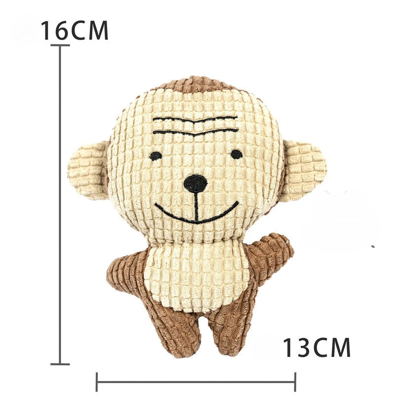 Plush Squeaky Duck Dog Toy | Bite Resistant Teeth Grinding Toy for Dogs