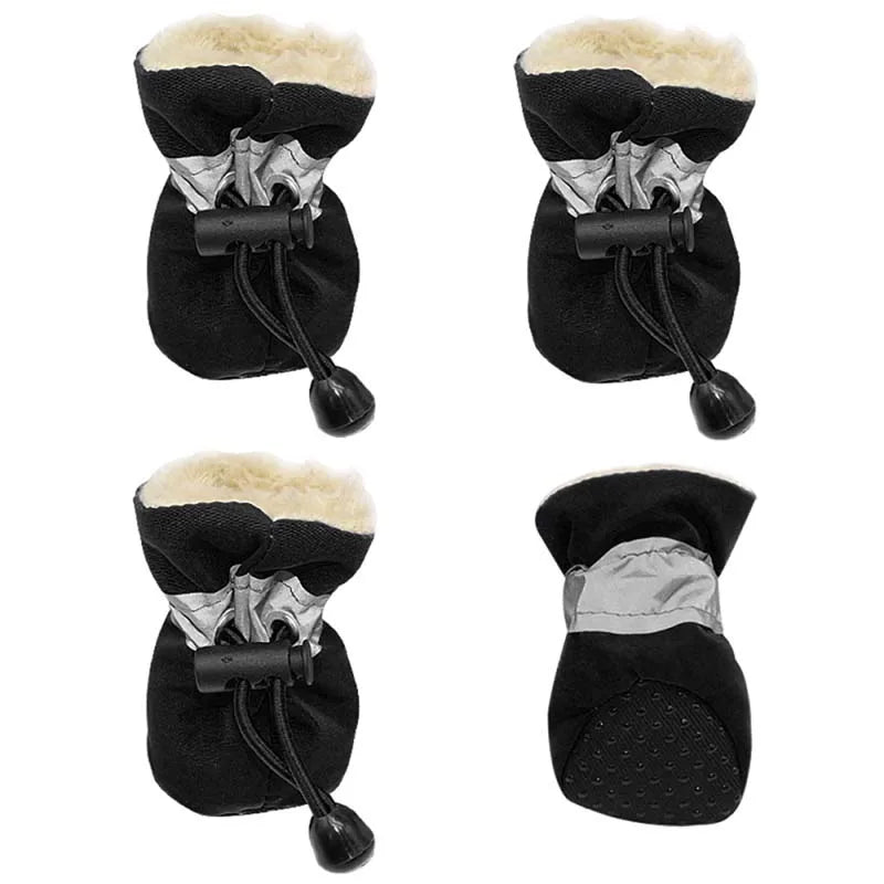 Antiskid Waterproof Dog Shoes | Soft Sole Winter Paw Protection