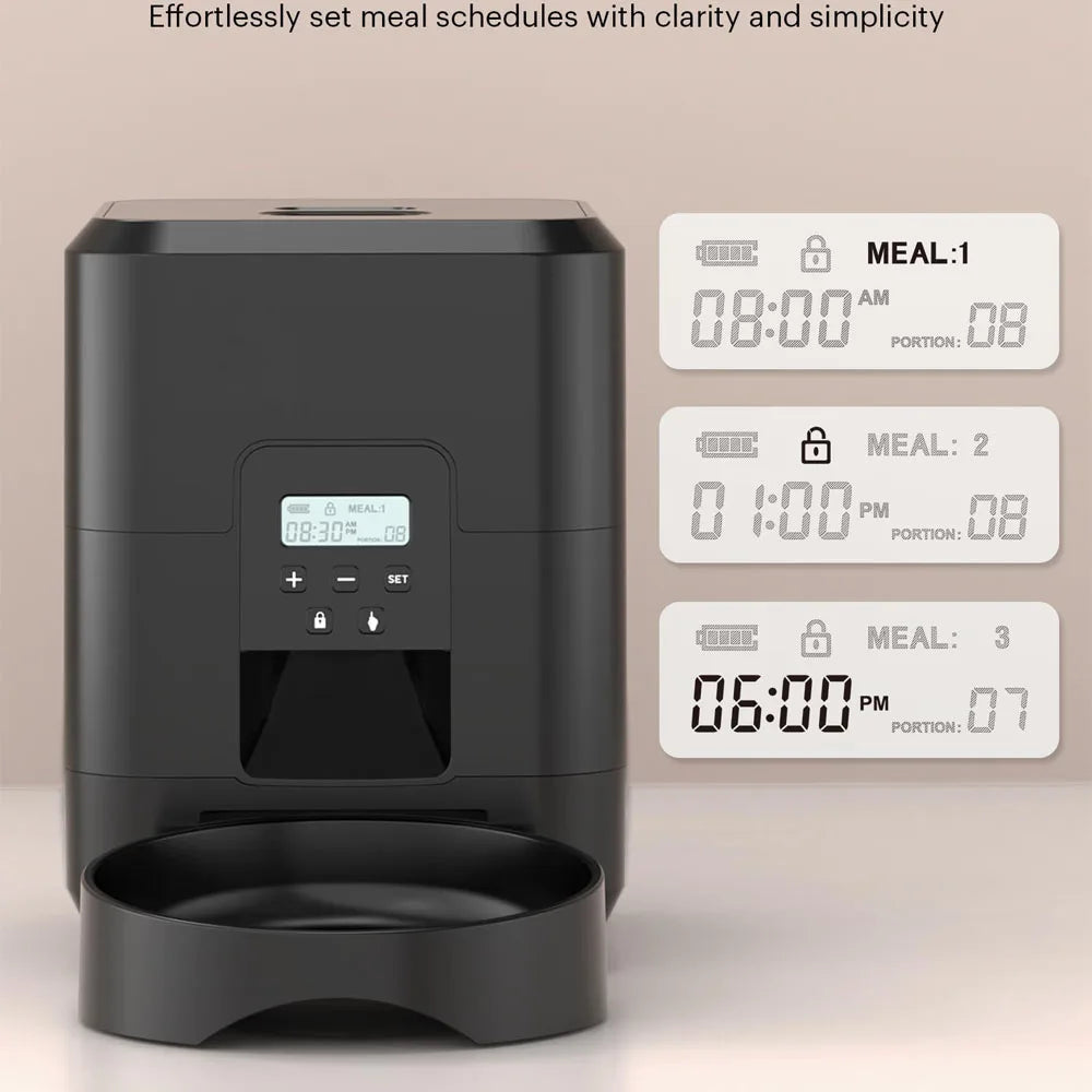 Smart Automatic Pet Feeder | Timed Food Dispenser for Dogs