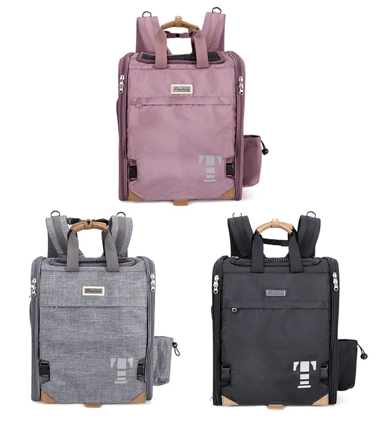 Breathable Nylon Pet Travel Carrier Bag | Outdoor Dog & Cat Carrier