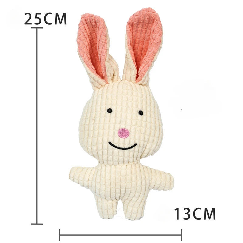 Plush Squeaky Duck Dog Toy | Bite Resistant Teeth Grinding Toy for Dogs