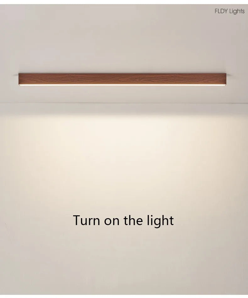 Nordic Modern LED Ceiling Strip Light | Kitchen & Bedroom – Salexe