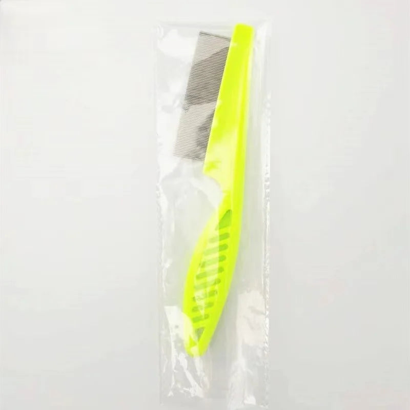 Stainless Steel Pet Flea & Shedding Comb | Grooming Brush for Dogs