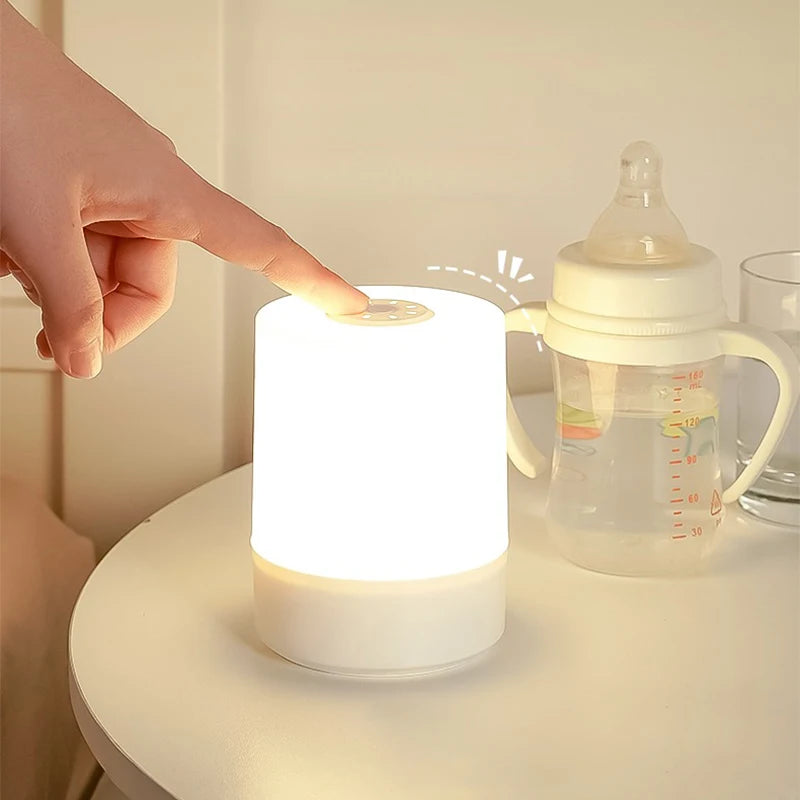 Dimmable Touch LED Bedside Table Lamp | Rechargeable Reading Night Light