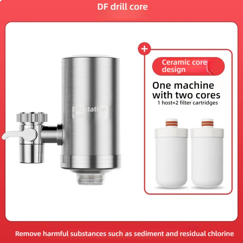 Stainless Steel Kitchen Faucet Water Purifier | Tap Filter for Household Drinking