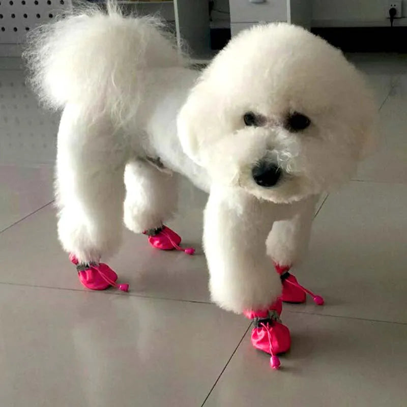 Antiskid Waterproof Dog Shoes | Soft Sole Winter Paw Protection