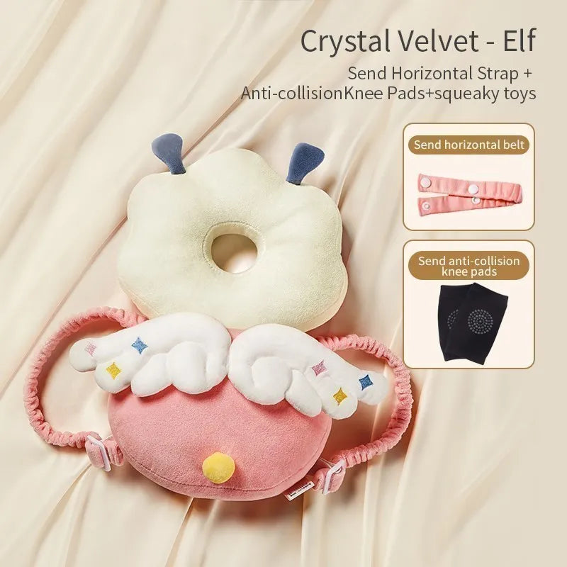 Baby Head Protection Headrest Cushion | Newborn Safety Pillow for Kids Bedding