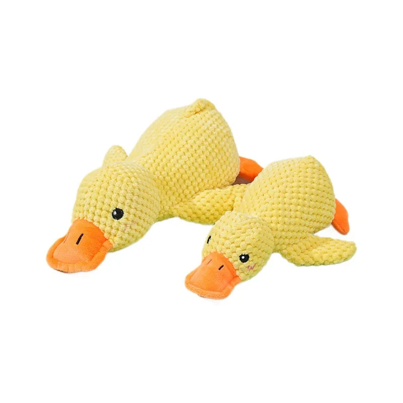 Plush Squeaky Duck Dog Toy | Bite Resistant Teeth Grinding Toy for Dogs