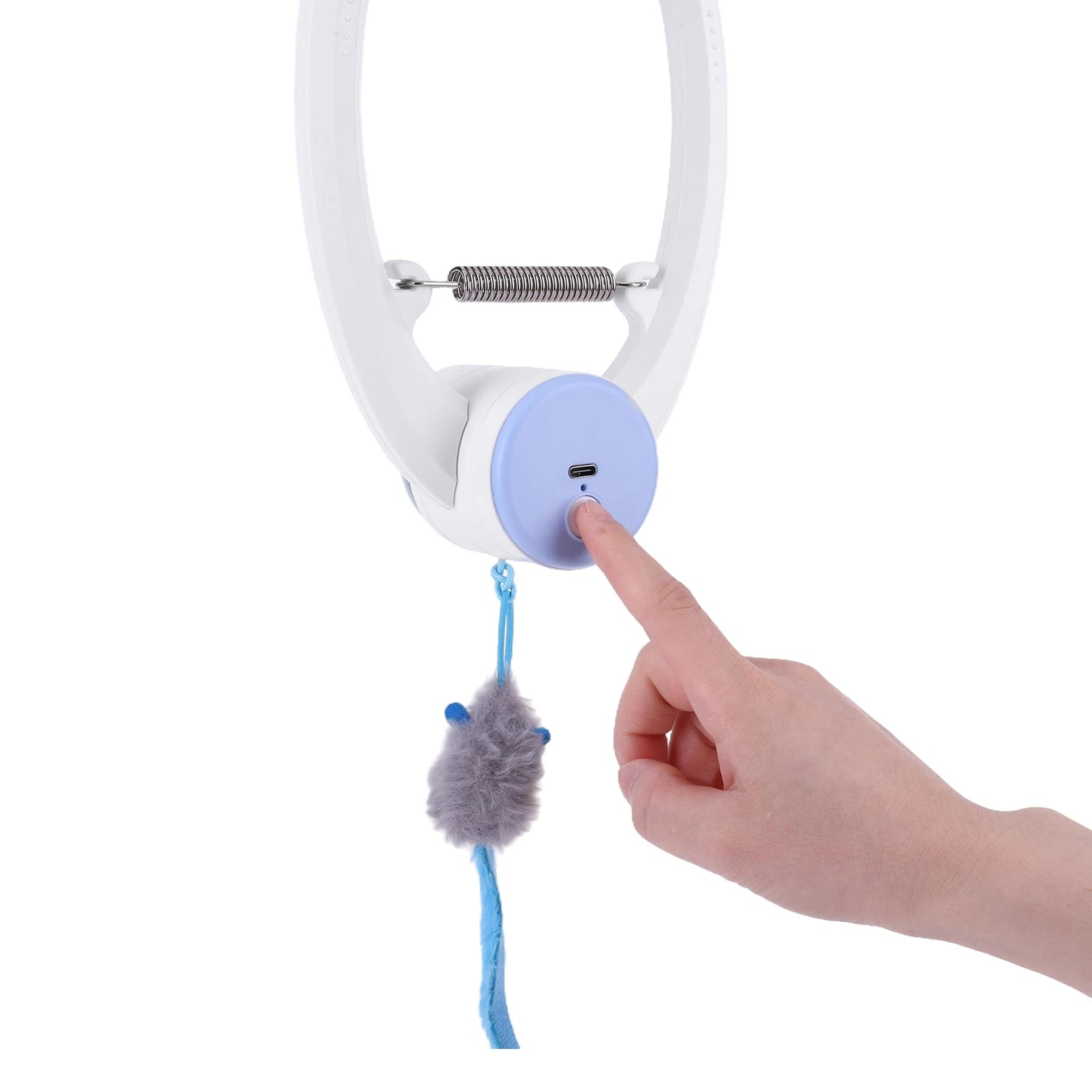 Automatic Retractable Door Hanging Cat Toy | Self-Play Exercise Toy for Kittens