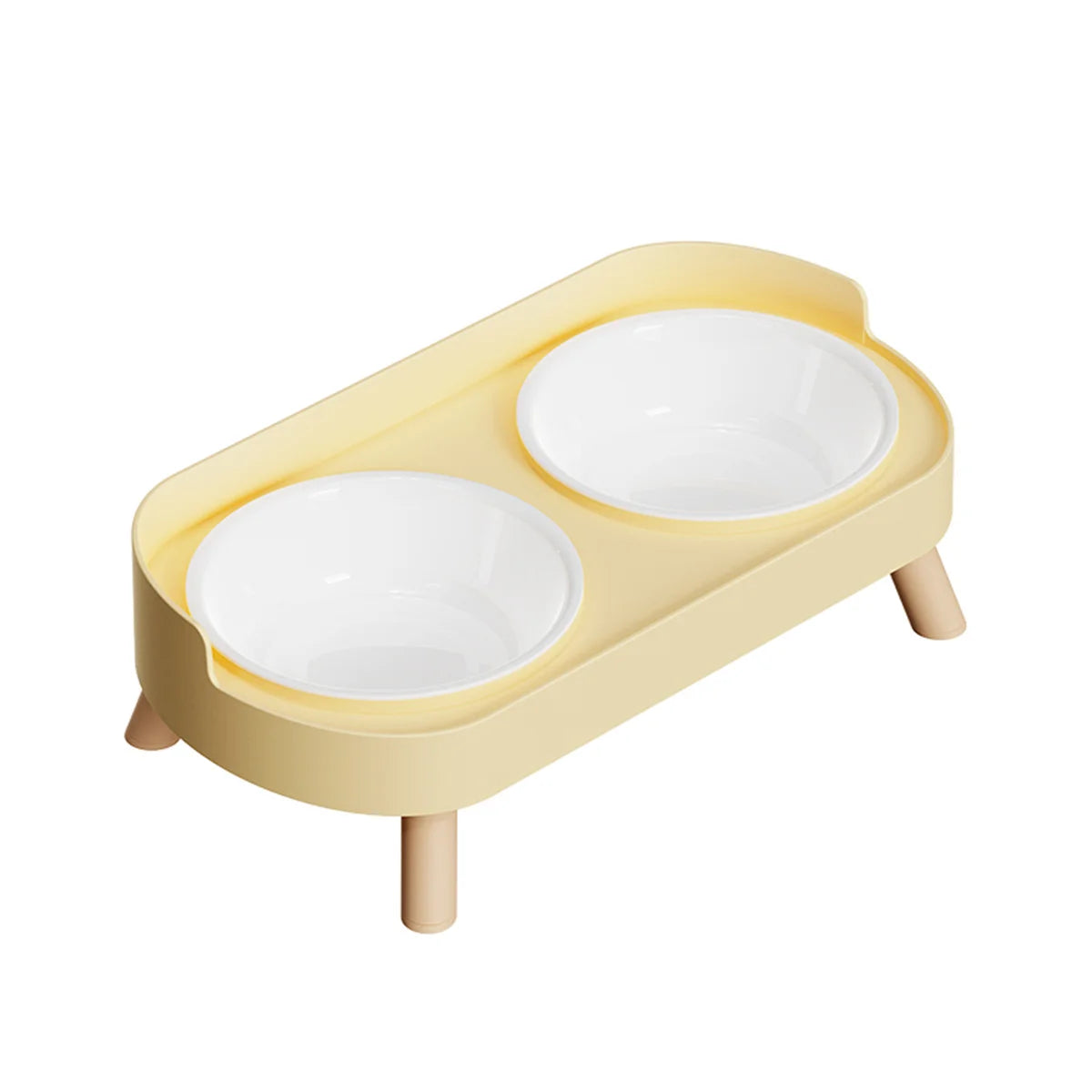 Colorful Stainless Steel Dog Double Bowl | Large Capacity Food & Water Feeder