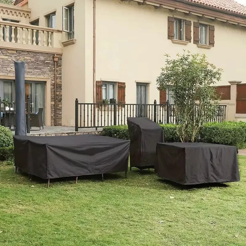 Waterproof Garden Table Furniture Cover | Windproof UV Oxford Cloth Protective Cover