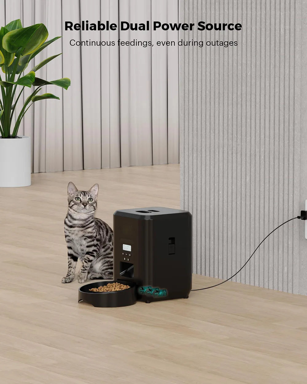 Smart Automatic Pet Feeder | Timed Food Dispenser for Dogs