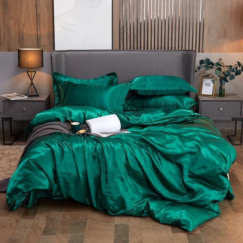 Luxury Solid Color Bedding Set