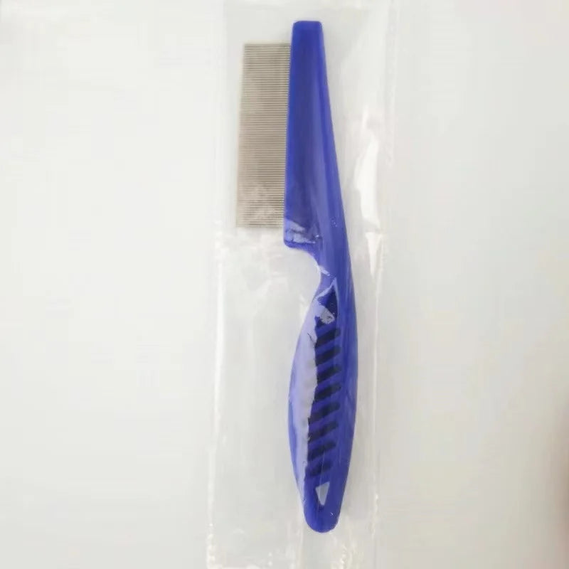 Stainless Steel Pet Flea & Shedding Comb | Grooming Brush for Dogs