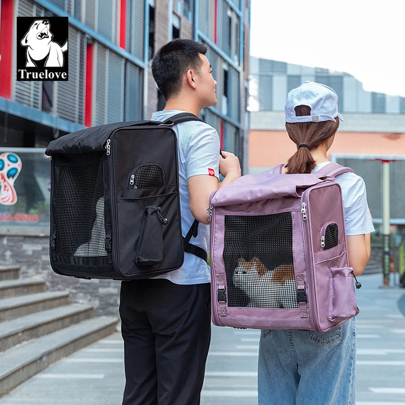 Breathable Nylon Pet Travel Carrier Bag | Outdoor Dog & Cat Carrier