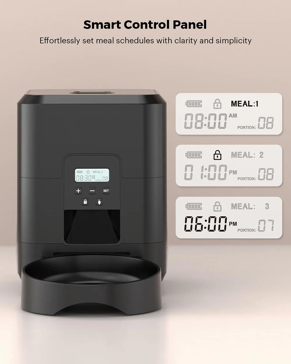 Smart Automatic Pet Feeder | Timed Food Dispenser for Dogs