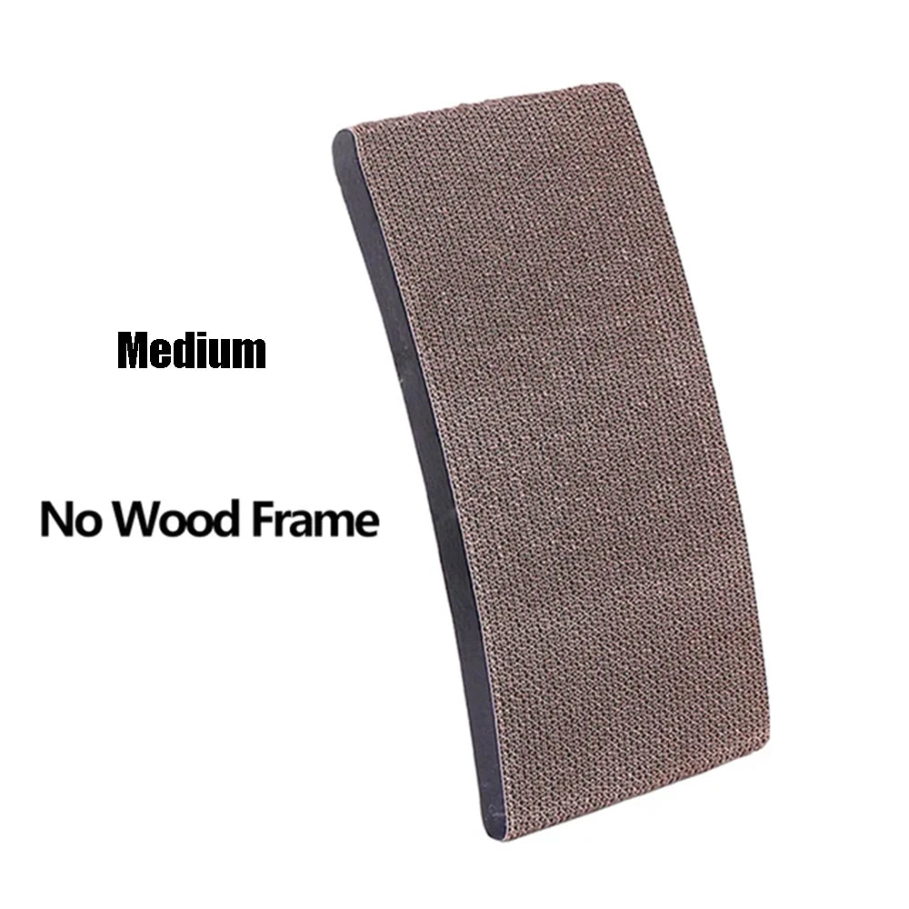 3-in-1 Wood Cat Scratch Board Bed | Vertical Nail Grinding Scraper Mat
