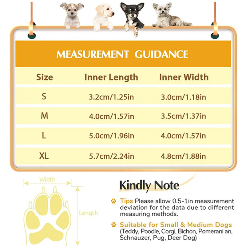 Breathable Waterproof Dog Shoes | Reflective Outdoor Boots for Small & Medium Dogs