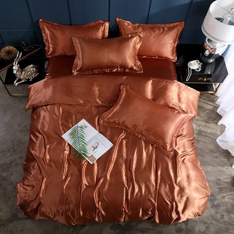 Luxury Solid Color Bedding Set