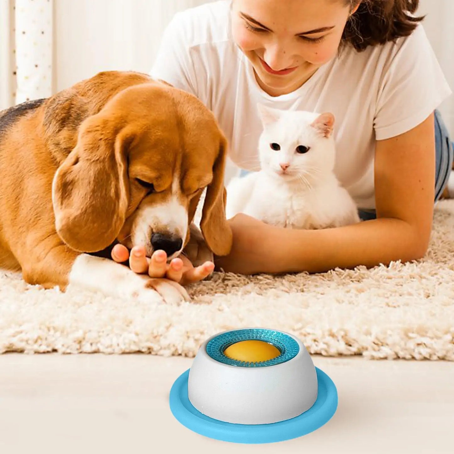 Interactive Dog Lick Toy & Slow Feeder | Puppy Training Enrichment Dispenser