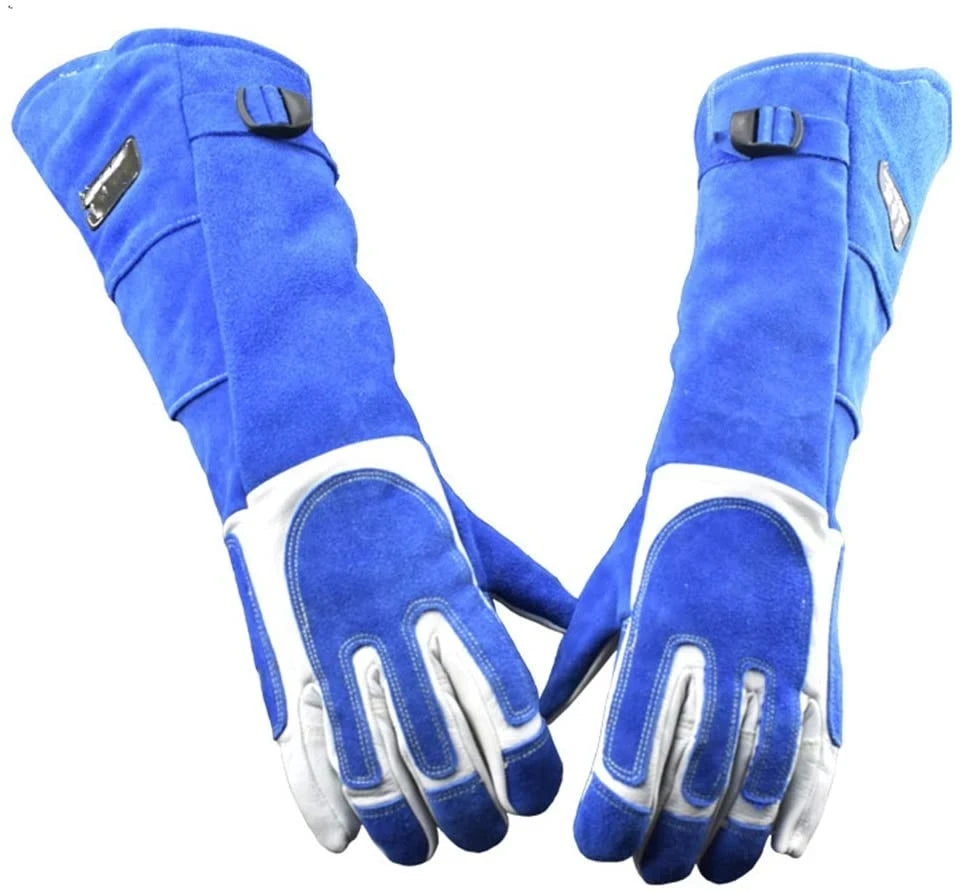 Anti-Bite Pet Protection Gloves | Thickened Leather Training Gloves for Dogs & Cats
