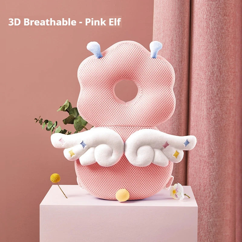 Baby Head Protection Headrest Cushion | Newborn Safety Pillow for Kids Bedding