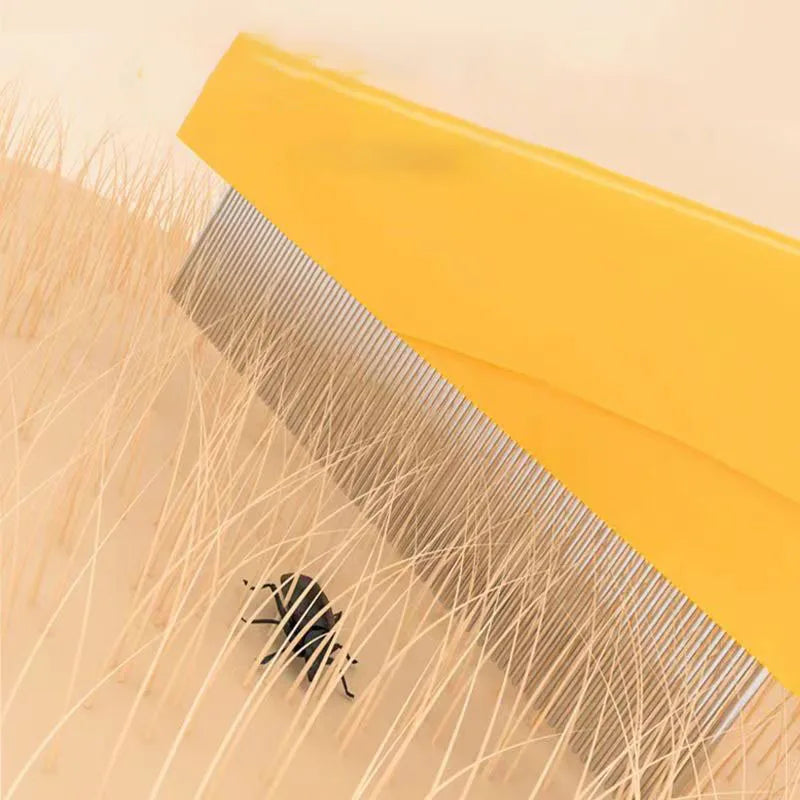 Stainless Steel Pet Flea & Shedding Comb | Grooming Brush for Dogs