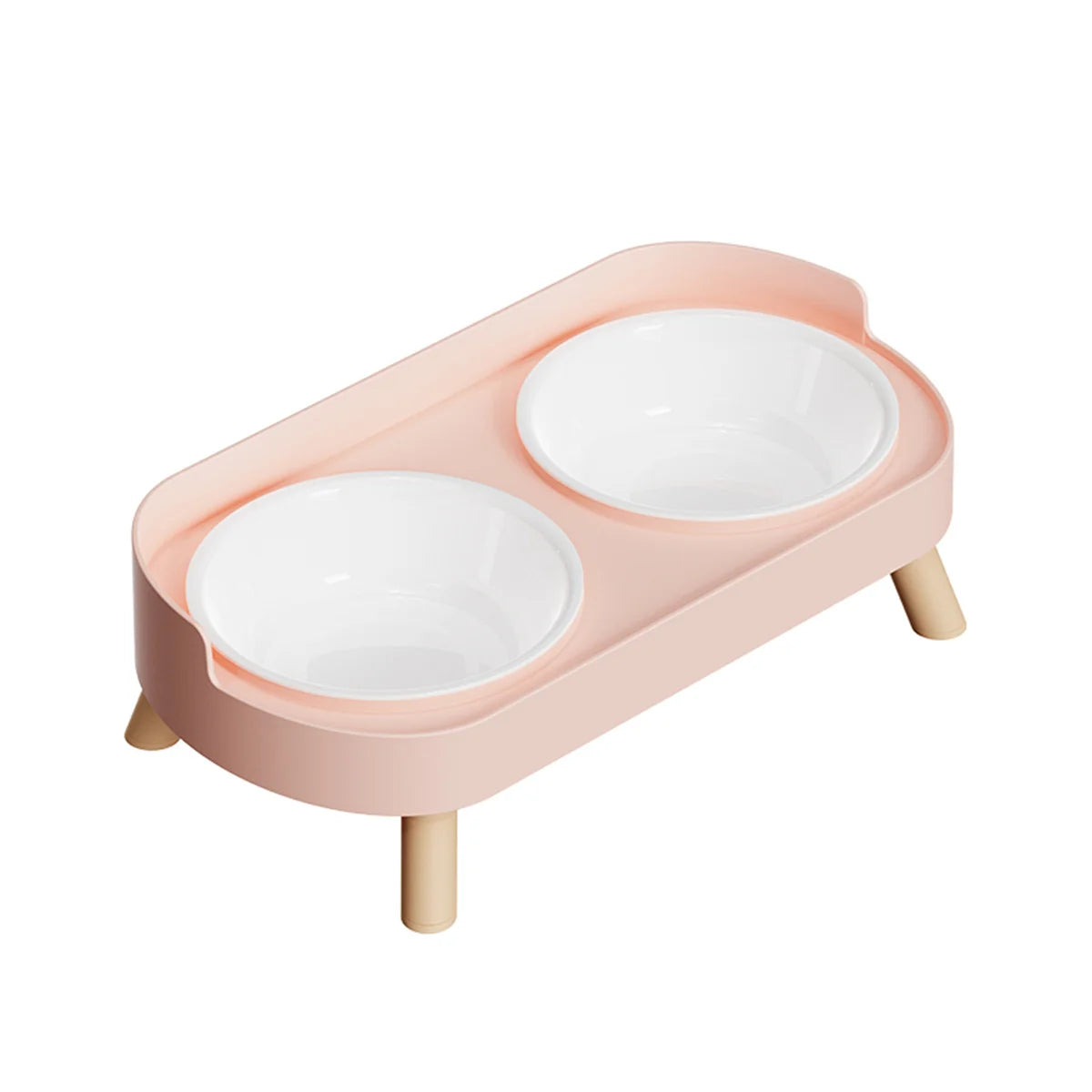 Colorful Stainless Steel Dog Double Bowl | Large Capacity Food & Water Feeder