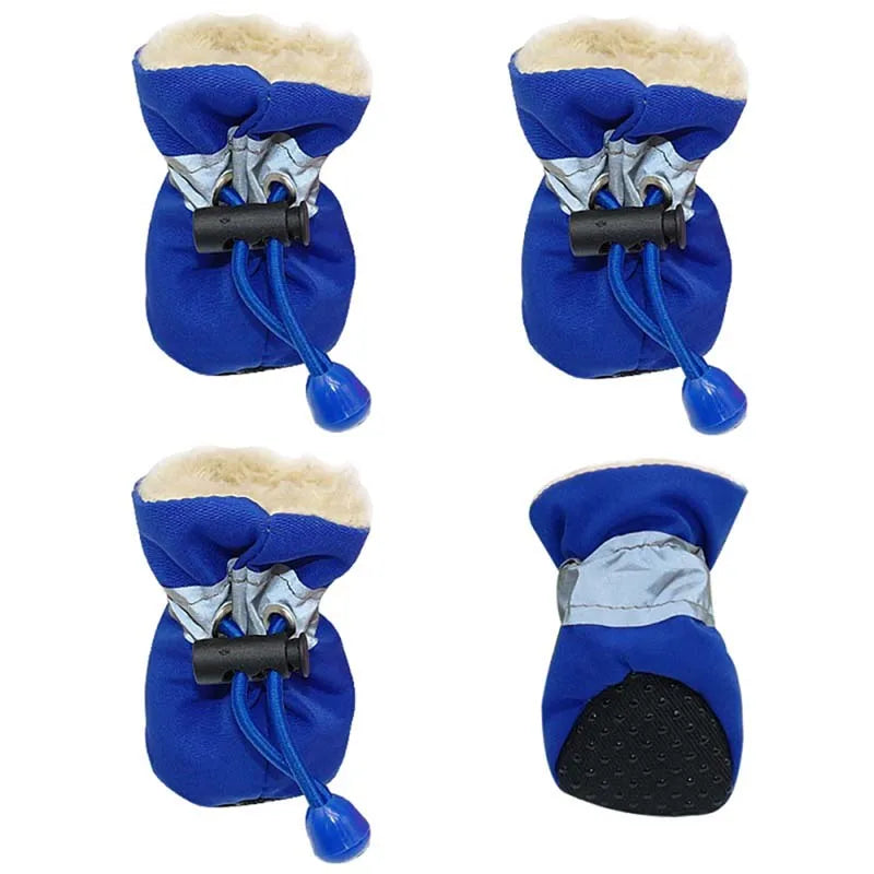 Antiskid Waterproof Dog Shoes | Soft Sole Winter Paw Protection