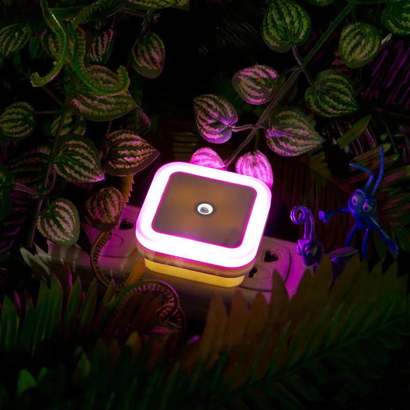 Wireless LED Night Light Sensor | Mini Plug-In Room Decoration Light